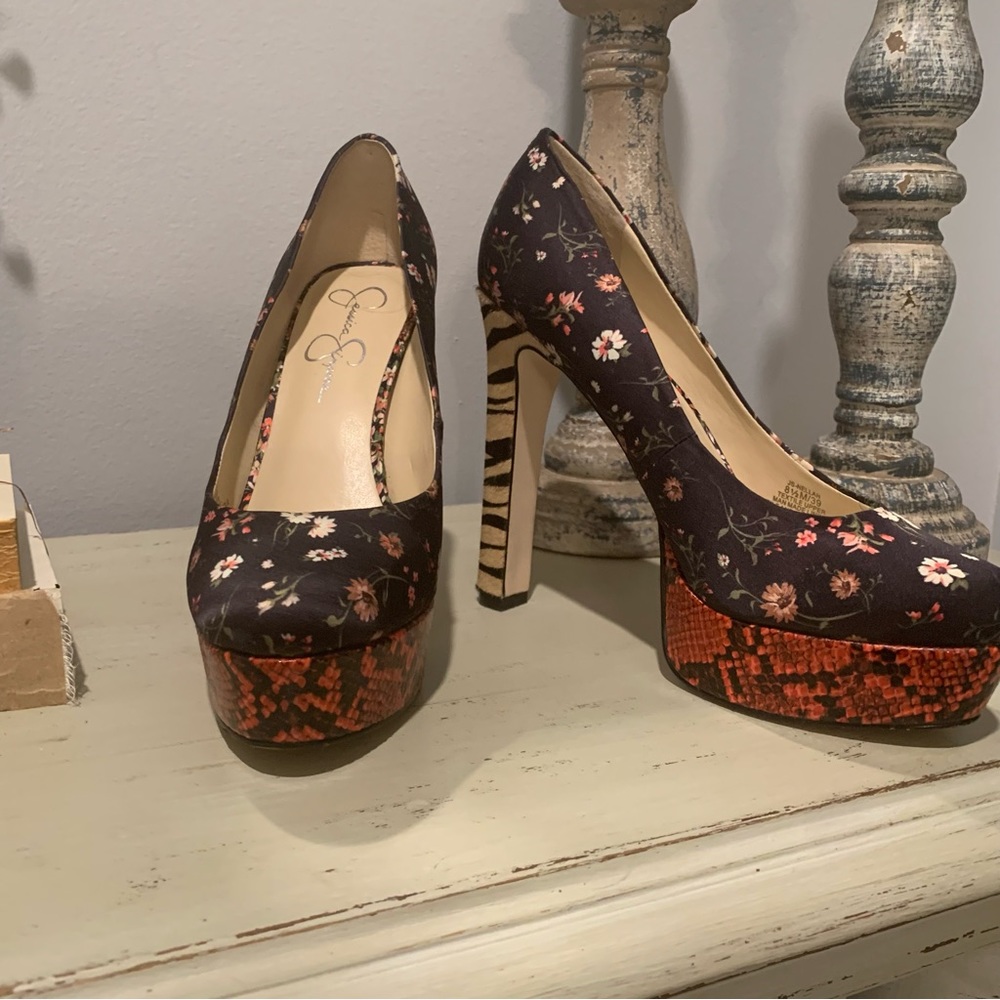 Jessica Simpson Nellah high heel platform pumps size 8.5